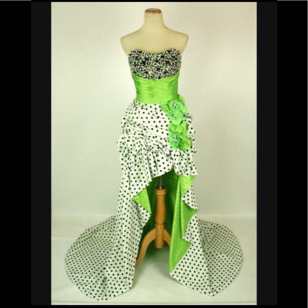Green Polka Dot Dress